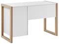 Miniatyrbillede 7 af 11: Hjemme Hvidt Træ Skrivebord 110 x 50 cm 1 Skuffe Minimalistisk Design
