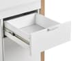 Miniatyrbillede 8 af 11: Hjemme Hvidt Træ Skrivebord 110 x 50 cm 1 Skuffe Minimalistisk Design
