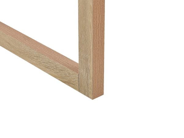 Hjemme Hvidt Træ Skrivebord 110 x 50 cm 1 Skuffe Minimalistisk Design