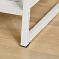 Miniatyrbillede 7 af 9: SoBuy Skrivebord med reol,  Computerbord  L100* D50 * H75 cm hvid FWT29-W