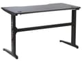 Miniatyrbillede 7 af 11: Gamerbord Sort Metal 120 x 60 cm Dekorativ Gaming Skrivebord med LED lys Fjernbetjening Moderne Hitech Design til Drenge Værelse