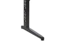 Miniatyrbillede 9 af 11: Gamerbord Sort Metal 120 x 60 cm Dekorativ Gaming Skrivebord med LED lys Fjernbetjening Moderne Hitech Design til Drenge Værelse
