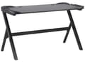 Miniatyrbillede 6 af 11: Gamerbord Sort Metal 120 x 60 cm Dekorativ Gaming Skrivebord med LED lys Fjernbetjening Moderne Hitech Design til Drenge Værelse