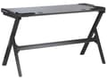 Miniatyrbillede 8 af 11: Gamerbord Sort Metal 120 x 60 cm Dekorativ Gaming Skrivebord med LED lys Fjernbetjening Moderne Hitech Design til Drenge Værelse