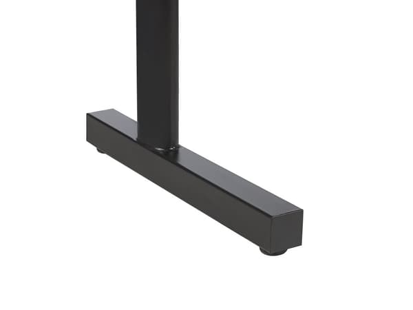 Modernt Gamingbord Justerbart med RGB LED-belysning 120 x 60 cm MDF Hemmakontor Svart
