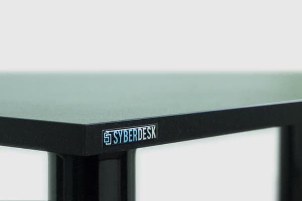 SyberDesk Computer Gaming Desk med LED och USB-port För spelare, skrivbord, skrivbord gaming