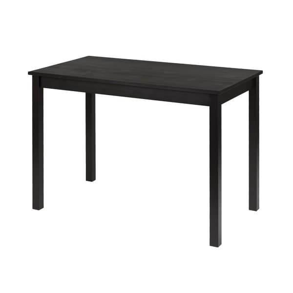 Arbetsbord "Vesa" tillverkat av massivt furuträ (Black), 110 x 60 cm Height 75 cm