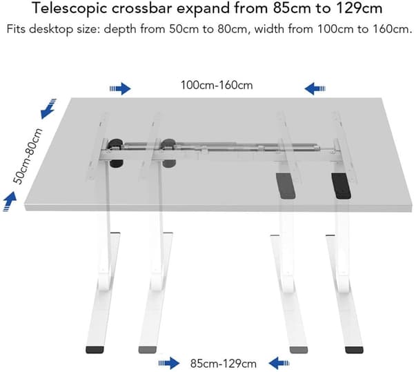 Electric Standing Desk/Ergonomic Height Adjustable Sit-Stand Workstation