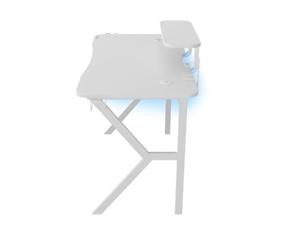 Gaming Skrivbord Holm 320 RGB White Edition