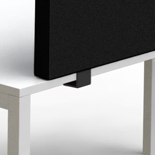 SPACIO akustisk væg 120x40 cm - Klemfod - Sort