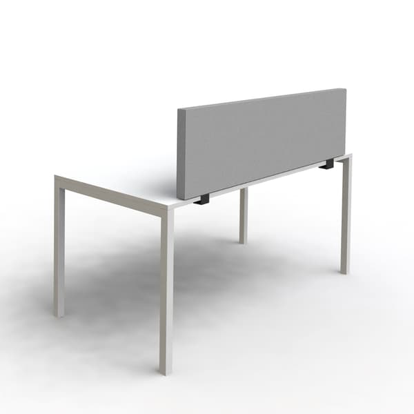 SPACIO akustinen asennusseinä 160x40 cm - Kiinnitinjalka - Vaaleanharmaa
