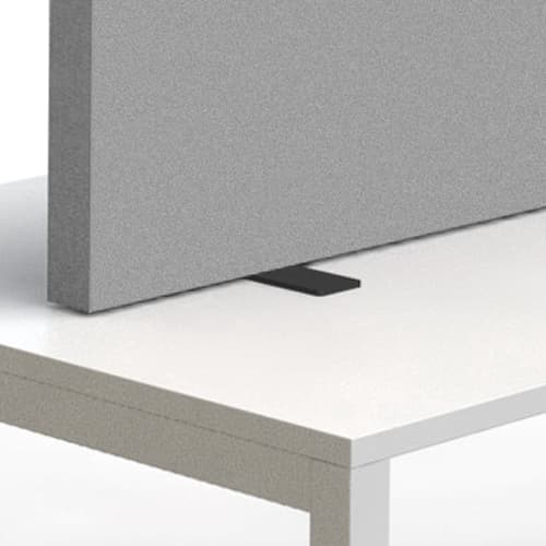 SPACIO akustisk opstillingsvæg 120x40 cm - Bordfod - Lysegrå