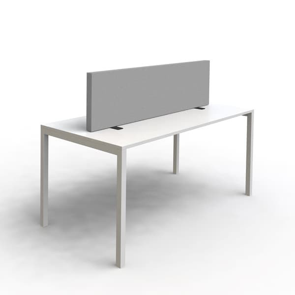 SPACIO akustinen asennusseinä 160x40 cm - Pöytäjalusta - Vaaleanharmaa