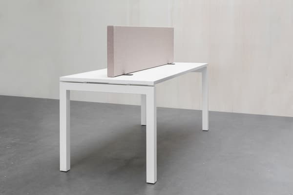 SPACIO akustinen asennusseinä 180x40 cm - Pöytäjalusta - Vaaleanharmaa