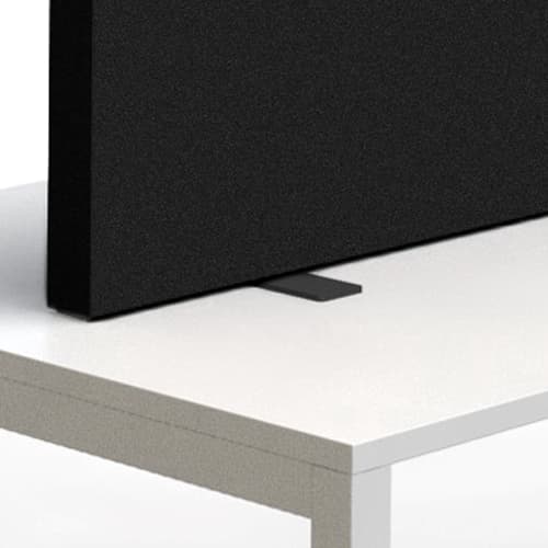 SPACIO akustisk opstillingsvæg 180x40 cm - Bordfod - Sort