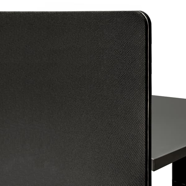 Skillevægs duo skrivebord 140x100 cm - Sort