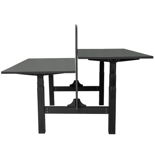 Skillevægs duobord 160x100 cm - Sort