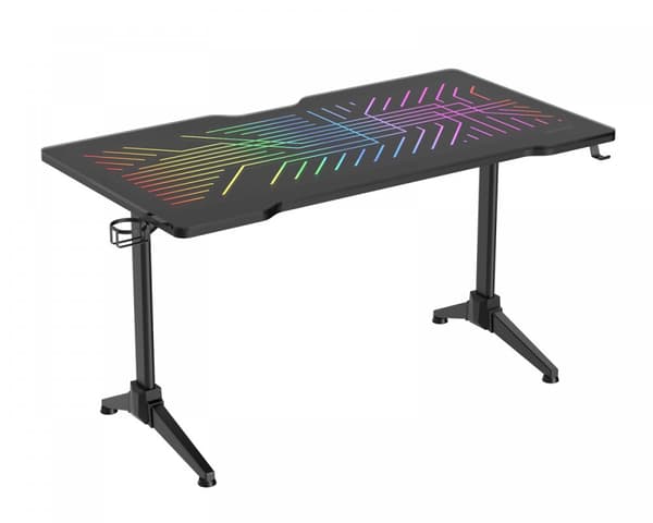 DT420 RGB Gaming Skrivebord - Svart