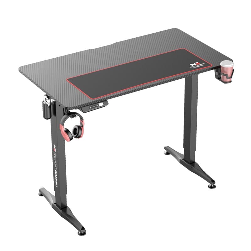 Nordic Gaming Mini Elevate spel bord med justerbar höjd. Inkl. musmatta.