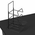 Miniatyrbilde 10 av 11: vidaXL Spillebord med Y-formede ben svart 110x60x75 cm