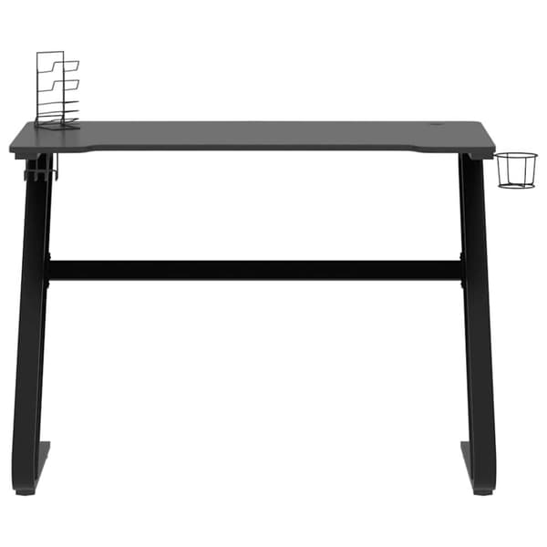 vidaXL gamerbord med ZZ-formede ben 110x60x75 cm sort