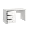 Miniatyrbillede 3 af 10: Venedig skrivebord med 3 skuffer bredde 130 cm, højde 73 cm hvid.