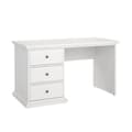 Miniatyrbillede 4 af 10: Venedig skrivebord med 3 skuffer bredde 130 cm, højde 73 cm hvid.