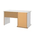 Miniatyrbillede 6 af 10: Venedig skrivebord med 3 skuffer bredde 130 cm, højde 73 cm hvid.