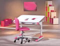 Miniatyrbild 3 av 10: Color skrivbord vit.