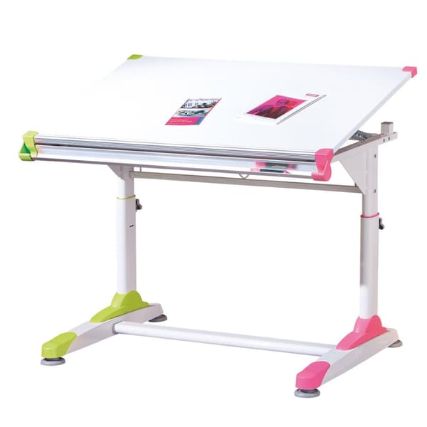 Color skrivbord vit.