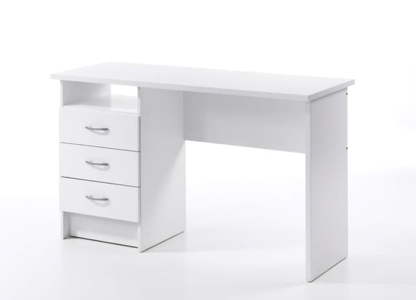 Fula skrivebord 3 skuffer hvid.