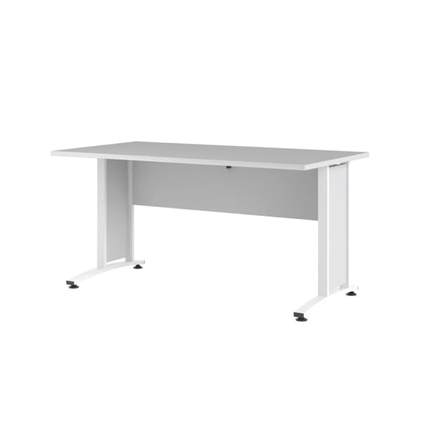 Prisme skrivebord bredde 150 cm hvid.
