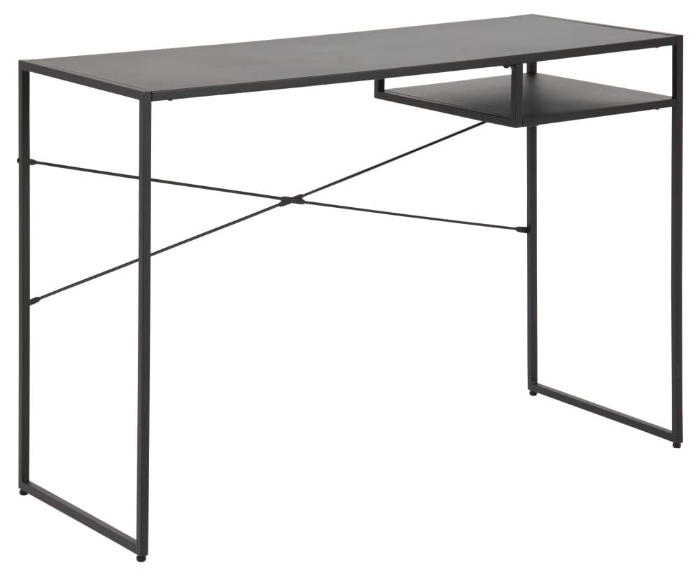 Newcastle skrivbord 1 hylla svart.