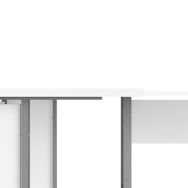 Prisme hörnskrivbord, vit