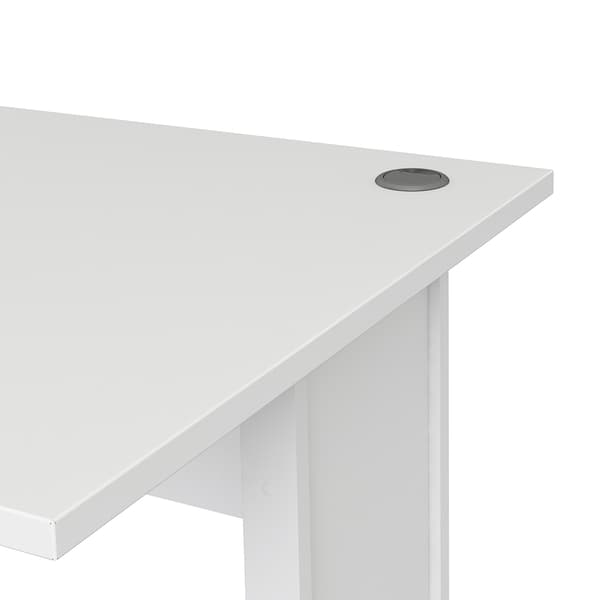 Prisme skrivebord bredde 120 cm hvid