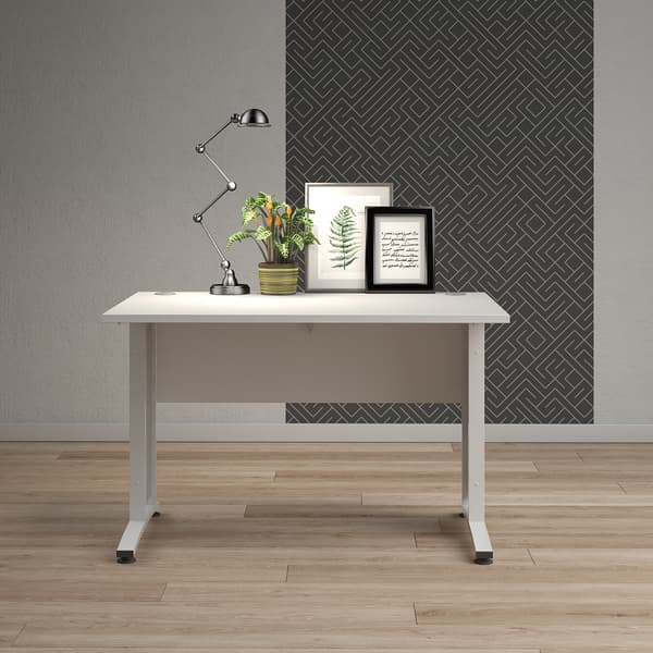 Prisme skrivebord bredde 120 cm hvid