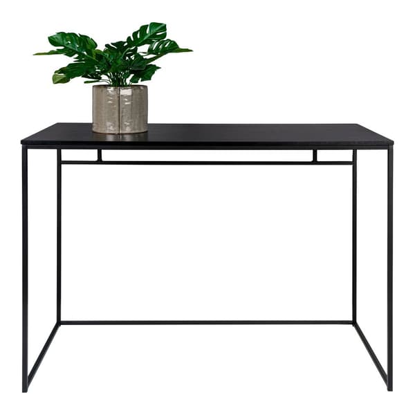 Vita skrivebord svart.