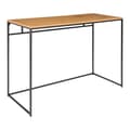 Miniatyrbilde 2 av 4: Vita skrivebord svart, eik dekor.