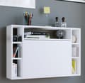 Miniatyrbilde 5 av 8: Wandila skrivebord , laptopbord vegghengt skriveplate og 7 rom hvit.