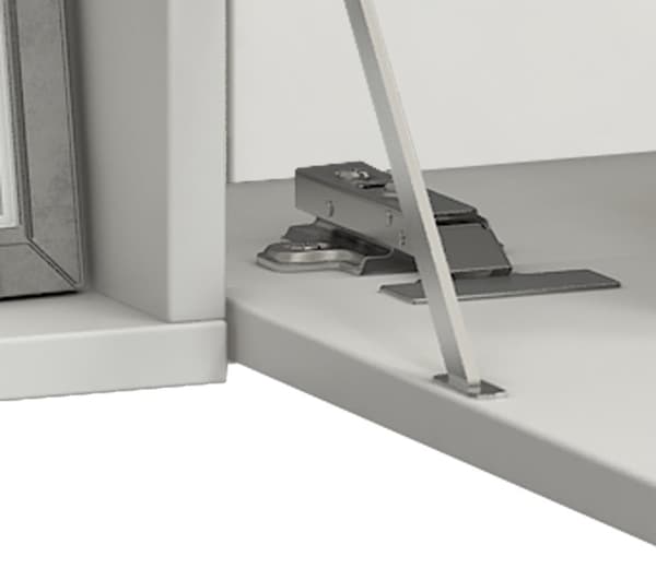 Wandila skrivebord , laptopbord vegghengt skriveplate og 7 rom hvit.