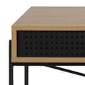 Miniatyrbilde 5 av 8: Angus skrivebord med 1 skyvedør eik dekor.