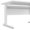Miniatyrbilde 5 av 8: Prisme skrivebord elektrisk heve senke funksjon hvit .