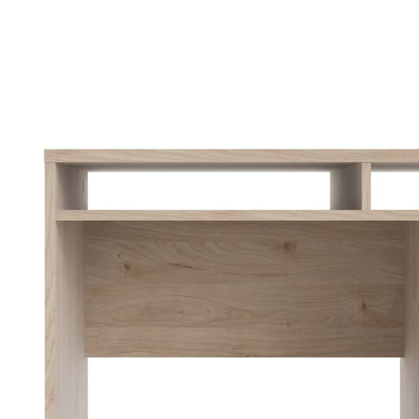 Fula skrivebord 1 skuff og 1 dør hickory dekor .