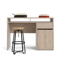 Miniatyrbilde 8 av 10: Fula skrivebord 1 skuff og 1 dør hickory dekor .