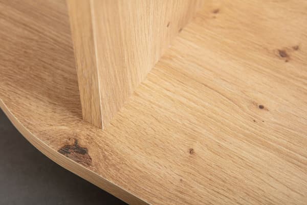 Addu skrivebord 1 tastaturhylle, 4 ruller, 1 oppbevaringsrom, eik artisan dekor.