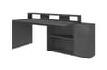 Miniatyrbilde 6 av 10: GamerBüro skrivebord gamer, 1 dør, 1 skuff, 2 åpne rom  antrasitt matt.