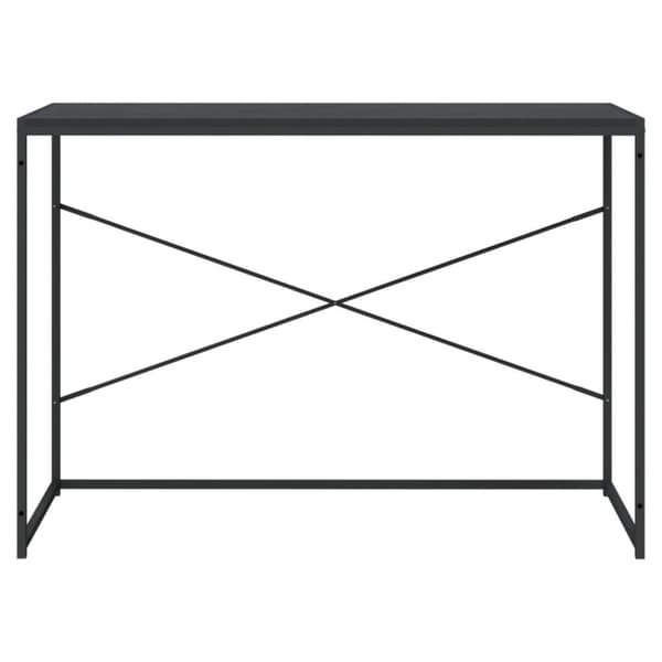 vidaXL computerbord 110x60x70 cm konstrueret træ sort