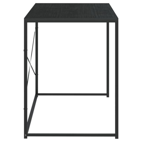 vidaXL computerbord 110x60x70 cm konstrueret træ sort