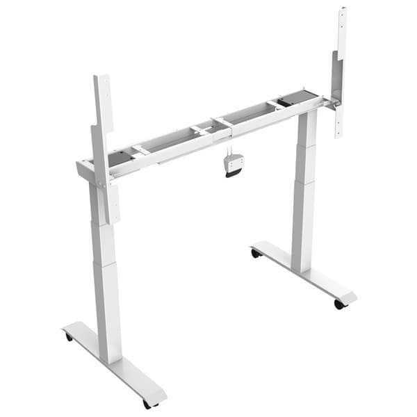 Elektrisk justerbart skrivebord - 180x80 cm - Hvid