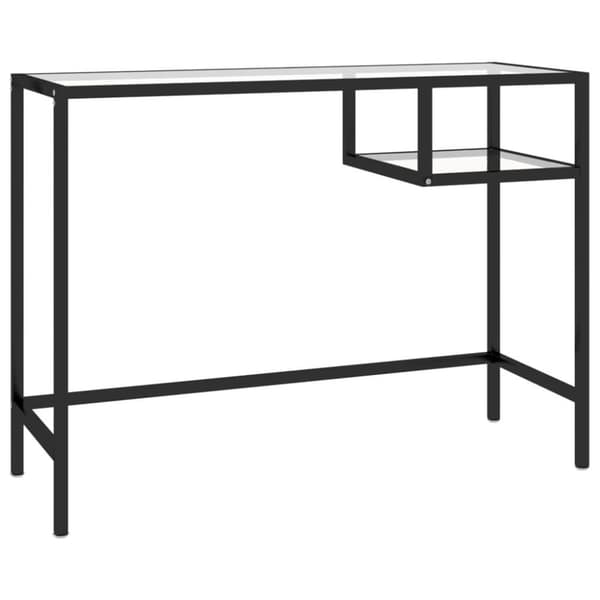 vidaXL computerbord 100x36x74 cm glas transparent